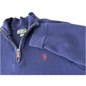 Vintage Polo Ralph Lauren Men's Quarter Zip Pullover Size XL Preppy